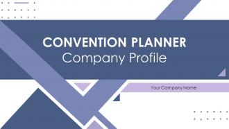 Convention Planner Company Profile Powerpoint Presentation Slides