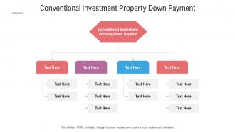 Conventional investment property down payment ppt powerpoint styles shapes cpb