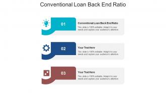 Conventional loan back end ratio ppt powerpoint presentation slides clipart cpb