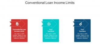 Conventional loan income limits ppt powerpoint presentation infographic template graphics cpb