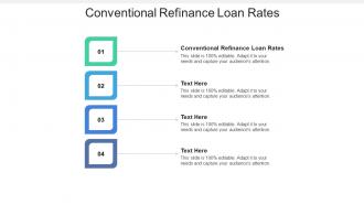Conventional refinance loan rates ppt powerpoint presentation outline format cpb