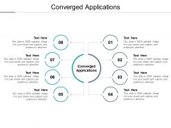 Converged applications ppt powerpoint presentation infographics topics cpb