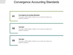 Convergence accounting standards ppt powerpoint presentation influencers cpb