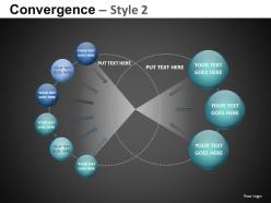 Convergence style 2 powerpoint presentation slides db