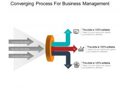 Converging process for business management example of ppt
