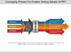 Converging process for problem solving sample of ppt