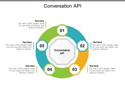 Conversation api ppt powerpoint presentation outline example introduction cpb