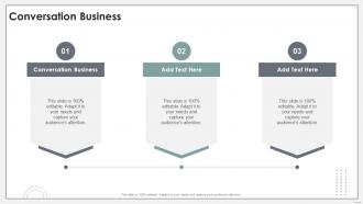 Conversation Business In Powerpoint And Google Slides Cpb