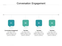 Conversation engagement ppt powerpoint presentation file elements cpb