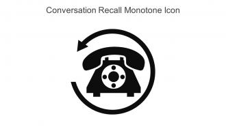 Conversation Recall Monotone Icon In Powerpoint Pptx Png And Editable Eps Format