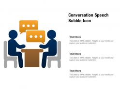 Conversation Speech Bubble Icon