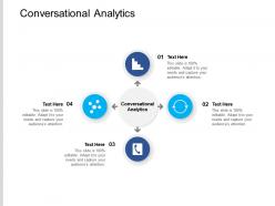Conversational analytics ppt powerpoint presentation model influencers cpb