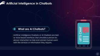 Conversational Excellence With AI Powered Chatbots Training Ppt