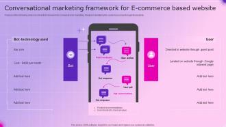 Conversational Marketing Framework For E Commerce Based Website