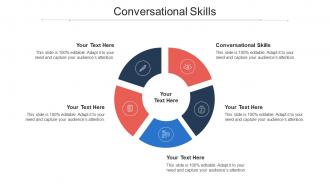 Conversational skills ppt powerpoint presentation slides outline cpb