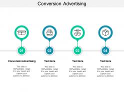 Conversion advertising ppt powerpoint presentation gallery template cpb