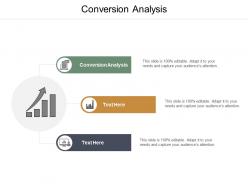 Conversion analysis ppt powerpoint presentation layouts icons cpb