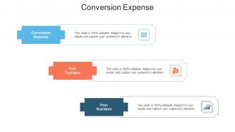 Conversion Expense Ppt Powerpoint Presentation Infographic Template Outfit Cpb