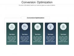 Conversion optimization ppt powerpoint presentation model designs download cpb