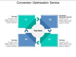 Conversion optimization service ppt powerpoint presentation gallery good cpb