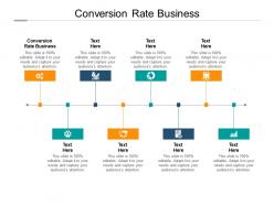 Conversion rate business ppt powerpoint presentation show graphic tips cpb