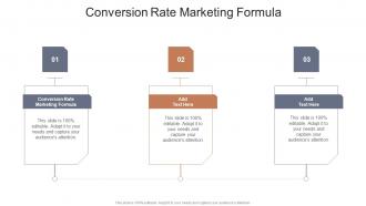 Conversion Rate Marketing Formula In Powerpoint And Google Slides Cpb