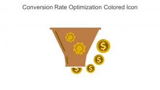 Conversion Rate Optimization Colored Icon In Powerpoint Pptx Png And Editable Eps Format