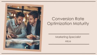 Conversion Rate Optimization Maturity PPT Sample AT