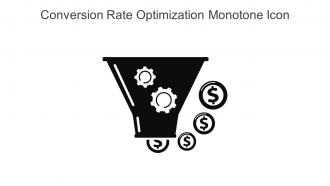 Conversion Rate Optimization Monotone Icon In Powerpoint Pptx Png And Editable Eps Format