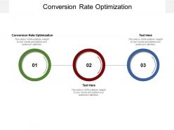 Conversion rate optimization ppt powerpoint presentation summary topics cpb