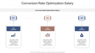 Conversion Rate Optimization Salary In Powerpoint And Google Slides Cpb