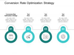 Conversion rate optimization strategy ppt powerpoint presentation inspiration introduction cpb