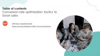 Conversion Rate Optimization Tactics To Boost Sales Powerpoint Presentation Slides SA CD Informative Good