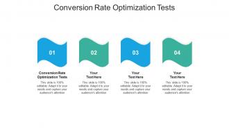 Conversion rate optimization tests ppt powerpoint presentation ideas format ideas cpb