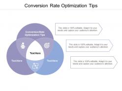 Conversion rate optimization tips ppt powerpoint presentation file graphics cpb