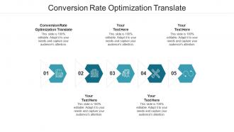 Conversion rate optimization translate ppt powerpoint presentation gallery brochure cpb