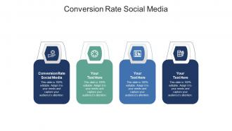 Conversion rate social media ppt powerpoint presentation icon guide cpb