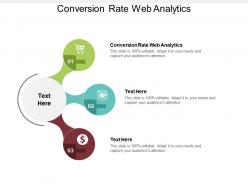Conversion rate web analytics ppt powerpoint presentation slides download cpb