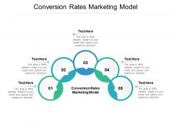 Conversion rates marketing model ppt powerpoint presentation file example cpb