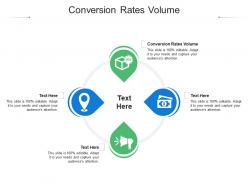 Conversion rates volume ppt powerpoint presentation summary display cpb