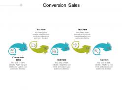 Conversion sales ppt powerpoint presentation infographic template elements cpb