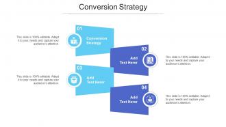 Conversion Strategy Ppt Powerpoint Presentation Pictures Show Cpb