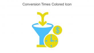 Conversion Times Colored Icon In Powerpoint Pptx Png And Editable Eps Format