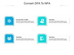 Convert dfa to nfa ppt powerpoint presentation show design templates cpb