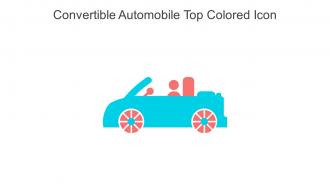 Convertible Automobile Top Colored Icon In Powerpoint Pptx Png And Editable Eps Format