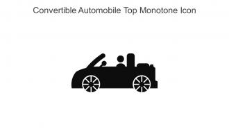 Convertible Automobile Top Monotone Icon In Powerpoint Pptx Png And Editable Eps Format