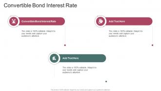 Convertible Bond Interest Rate In Powerpoint And Google Slides Cpb
