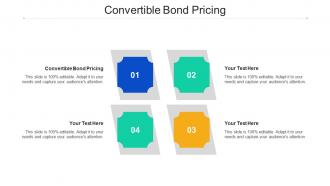 Convertible Bond Pricing Ppt Powerpoint Presentation Slides Gridlines Cpb