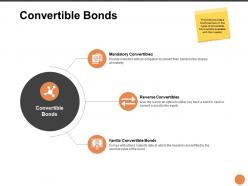 Convertible bonds ppt powerpoint presentation ideas
