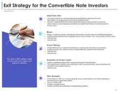 Convertible debt financing pitch deck powerpoint presentation slides